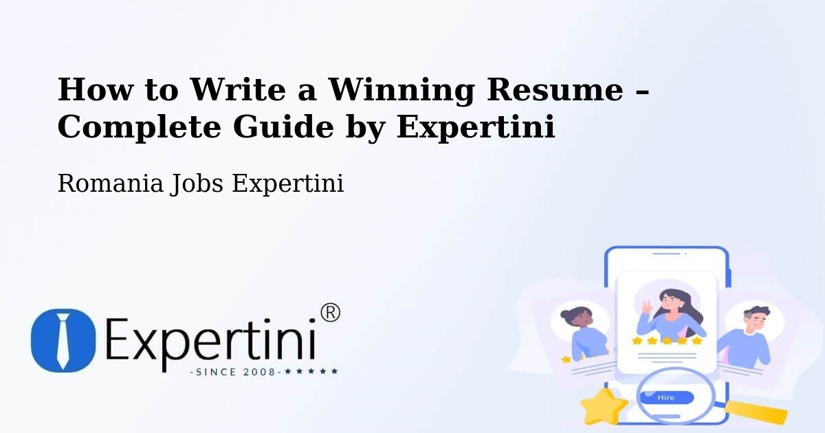 Resume Writing Guide for Job Seekers – Comuna Vaideeni - Comuna Vaideeni, Romania Jobs Expertini